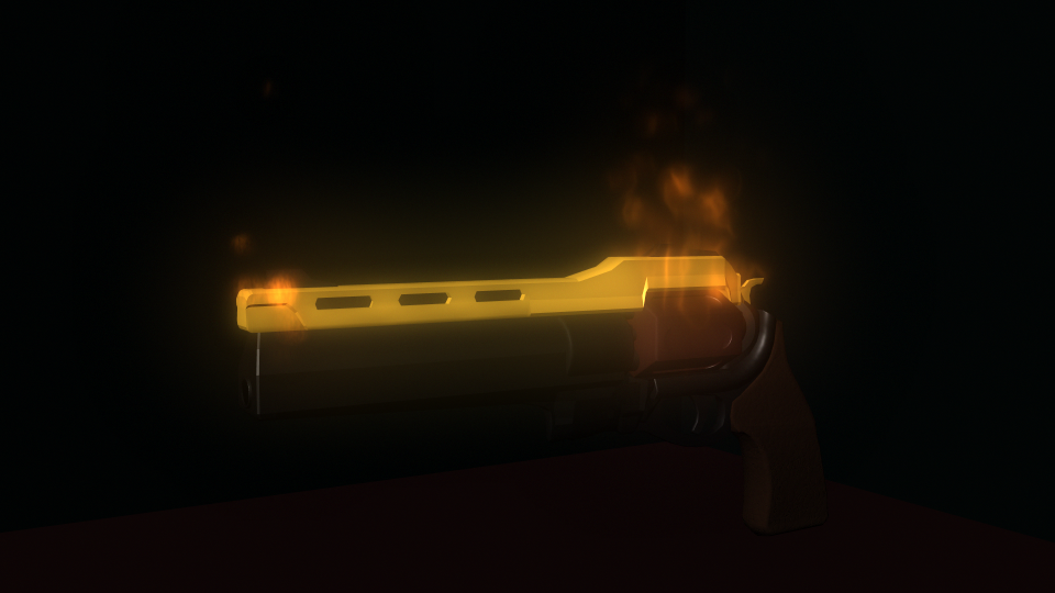 First time rending fire on a golden gun!